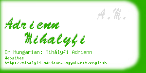 adrienn mihalyfi business card