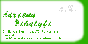 adrienn mihalyfi business card